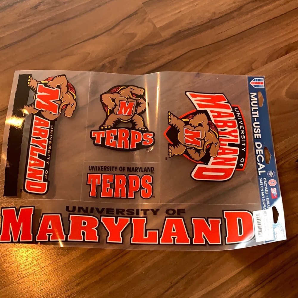 University of Maryland car decals